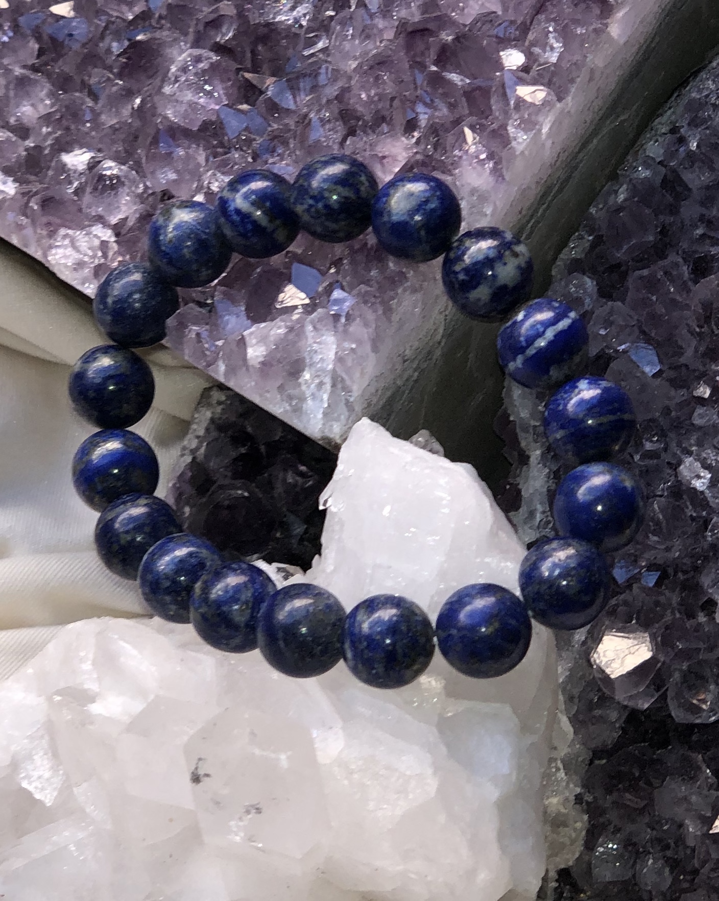 Bracelet en lapis lazuli by Sam'Rend Zen